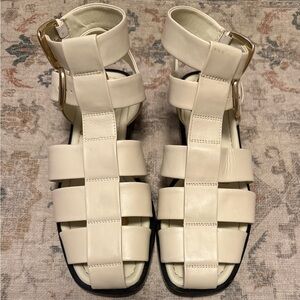 Elegant Cream Sandals